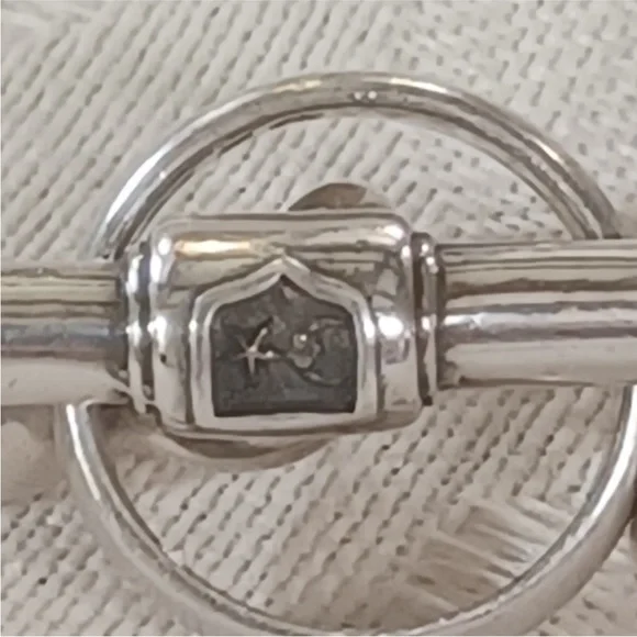 Barry Kieselstein-Cord Sterling Silver Beaded Heart Toggle Necklace - Picture 10 of 14